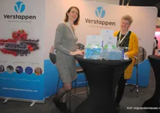Ida Mooren en Mieke verstappen van Verstappen Advanced Packaging. Zij zijn al meer dan 10 jaar bezig met het gebruik van gerecycled plastic in hun verpakkingen, zowel voor de inkoop als intern in hun eigen afval stromen. Een voorbeeld voor velen.